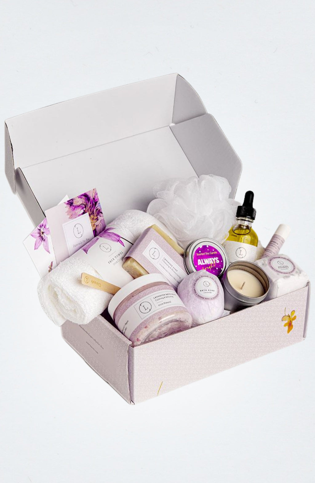 The Lavender Bail-Out — 10-Piece Natural Spa Gift Box